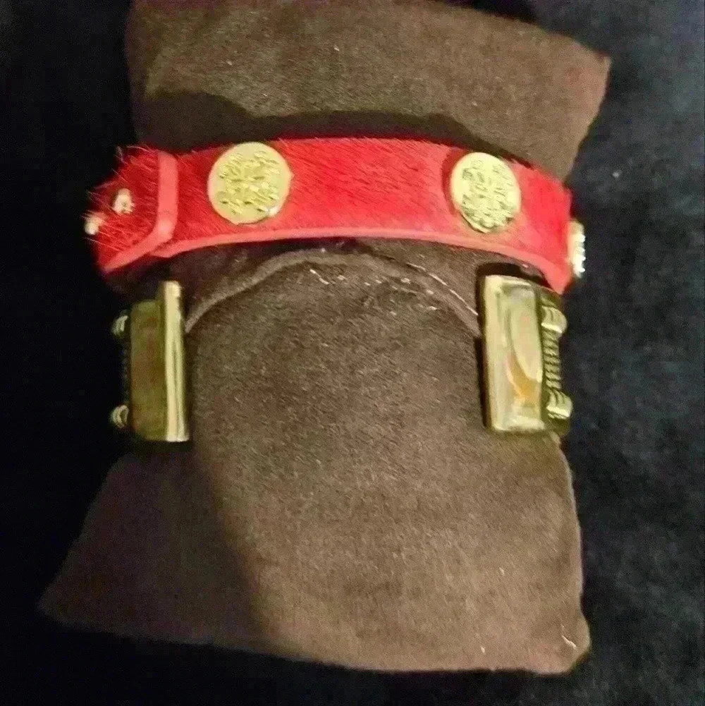 Rustic Cuff Bangle Bracelet - Picture 2 of 4